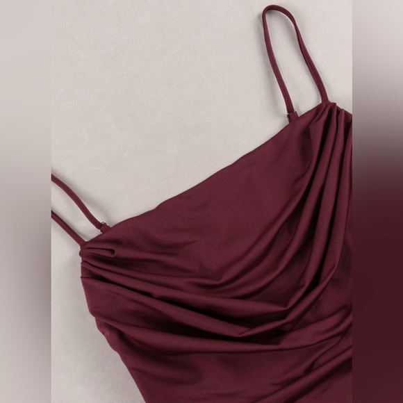 Burgundy Formal Dress - Picture 3 of 5